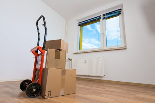Flat removal support in Edgware with stairs and access planning